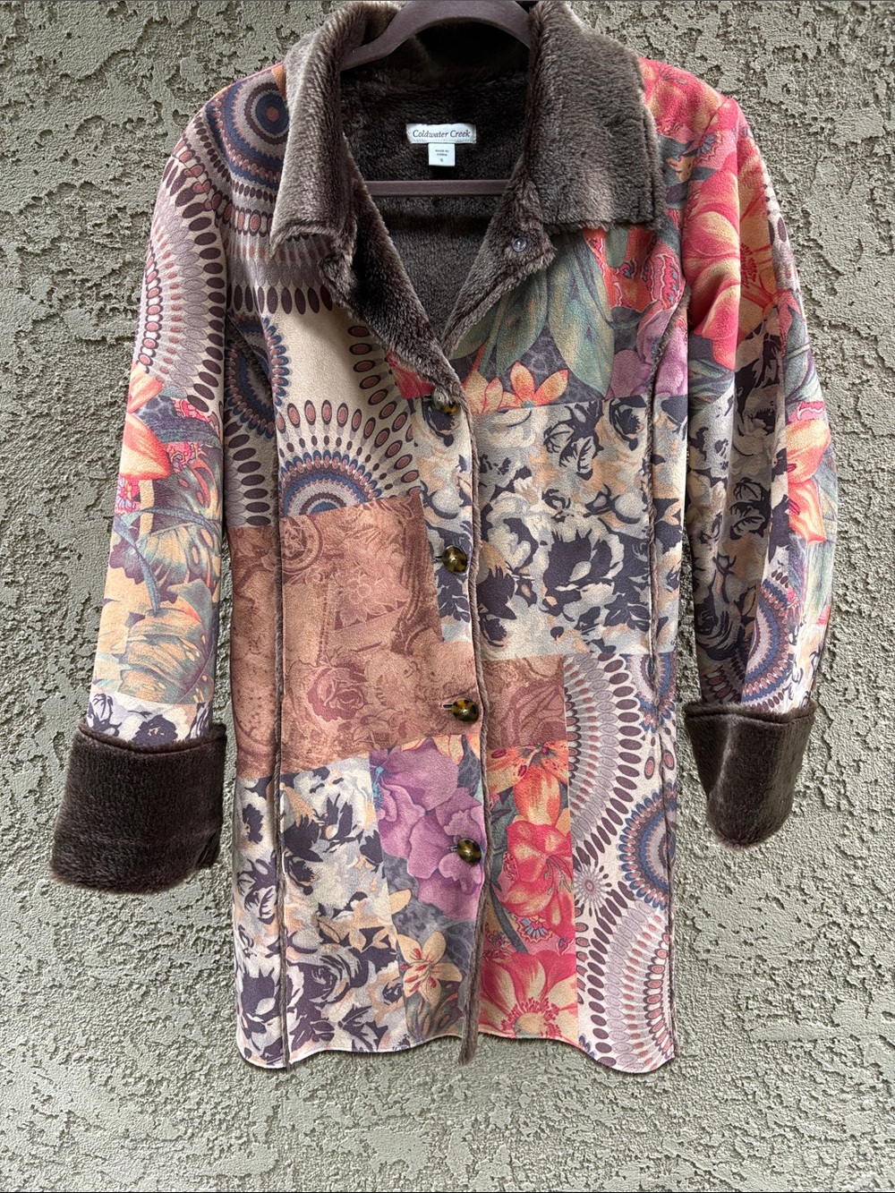 Coldwater creek lined coat